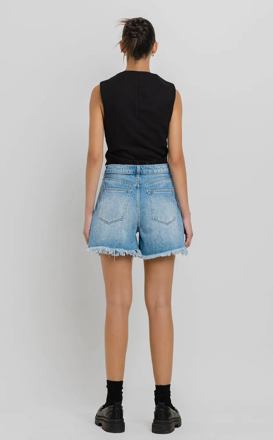 Vervet High Waist Denim Shorts