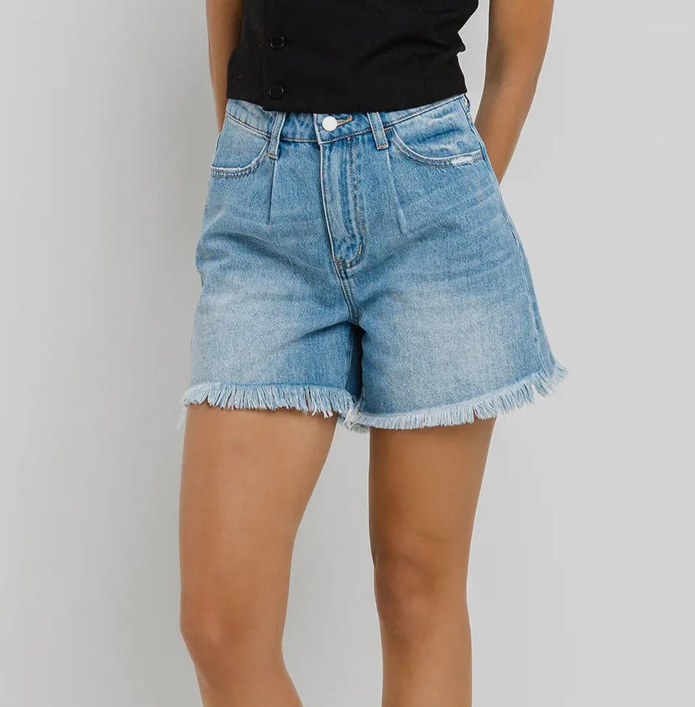 Vervet High Waist Denim Shorts