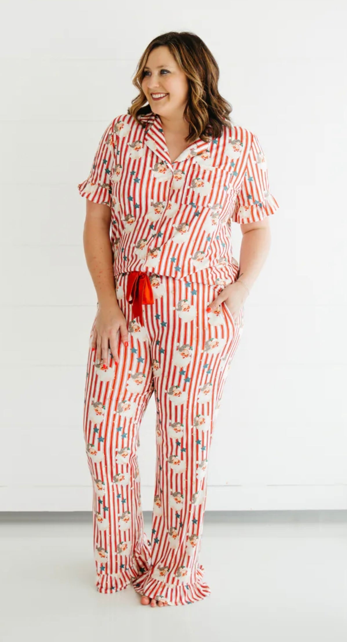 Christmas Pajama Set (Vintage Santa, Nutcracker, Gingerbread, and Traditional Trees)