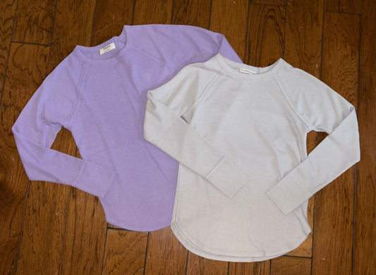 Doorbuster Snuggle Up Buttercup Waffle Knit Top
