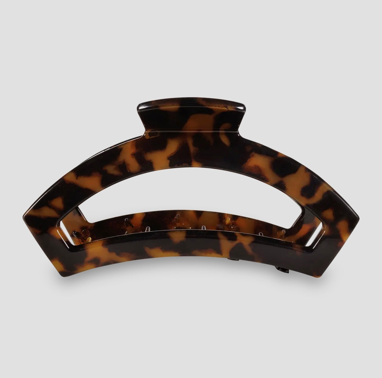 Teleties Leopard Open Claw Clip Large
