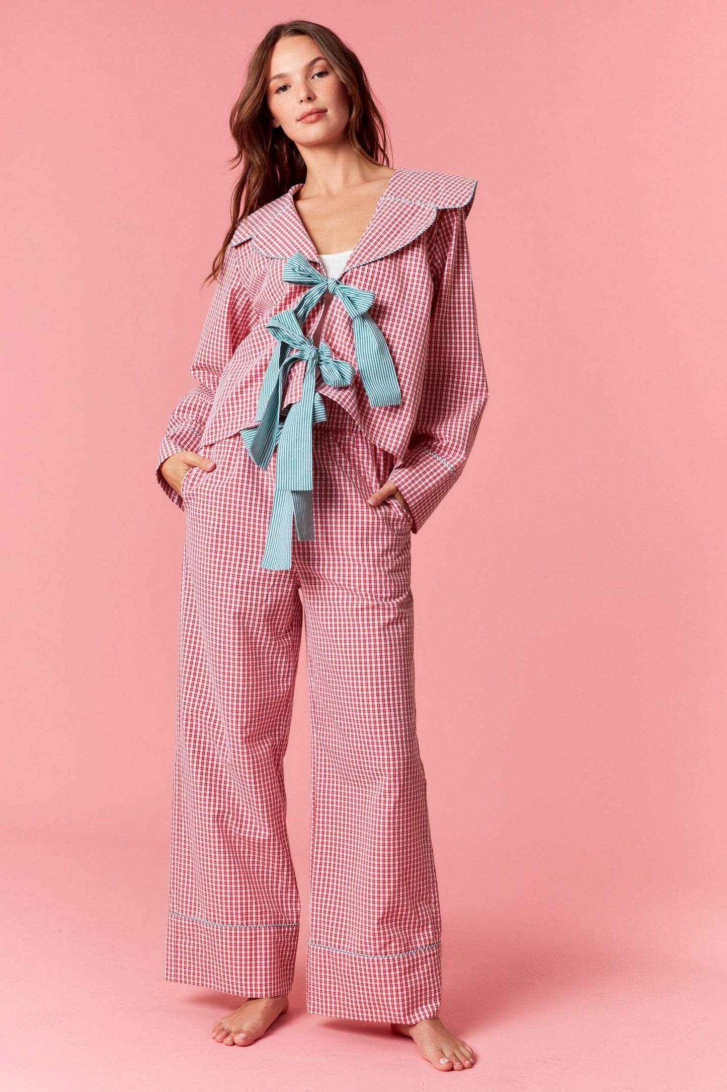 Vintage Traditional Christmas Pajama Set