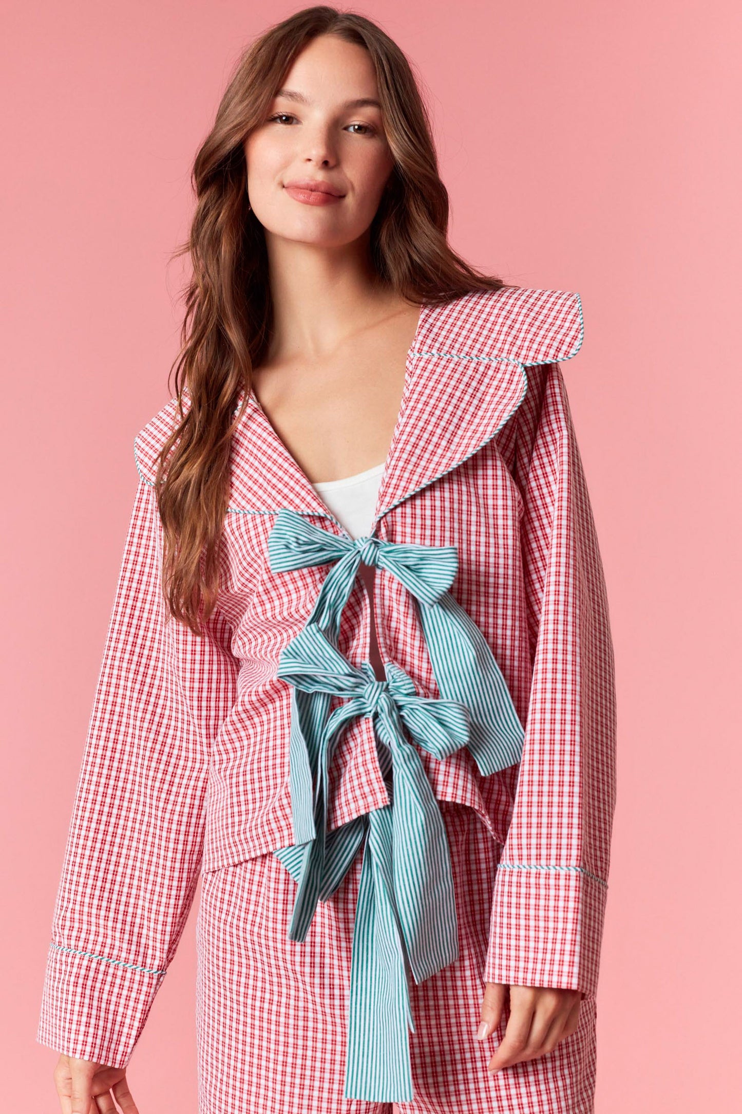 Vintage Traditional Christmas Pajama Set