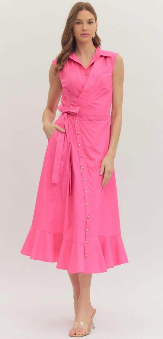 Paris Getaway Midi Dress