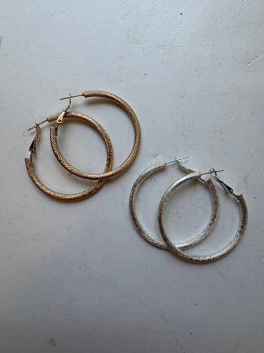 Textured Hoops