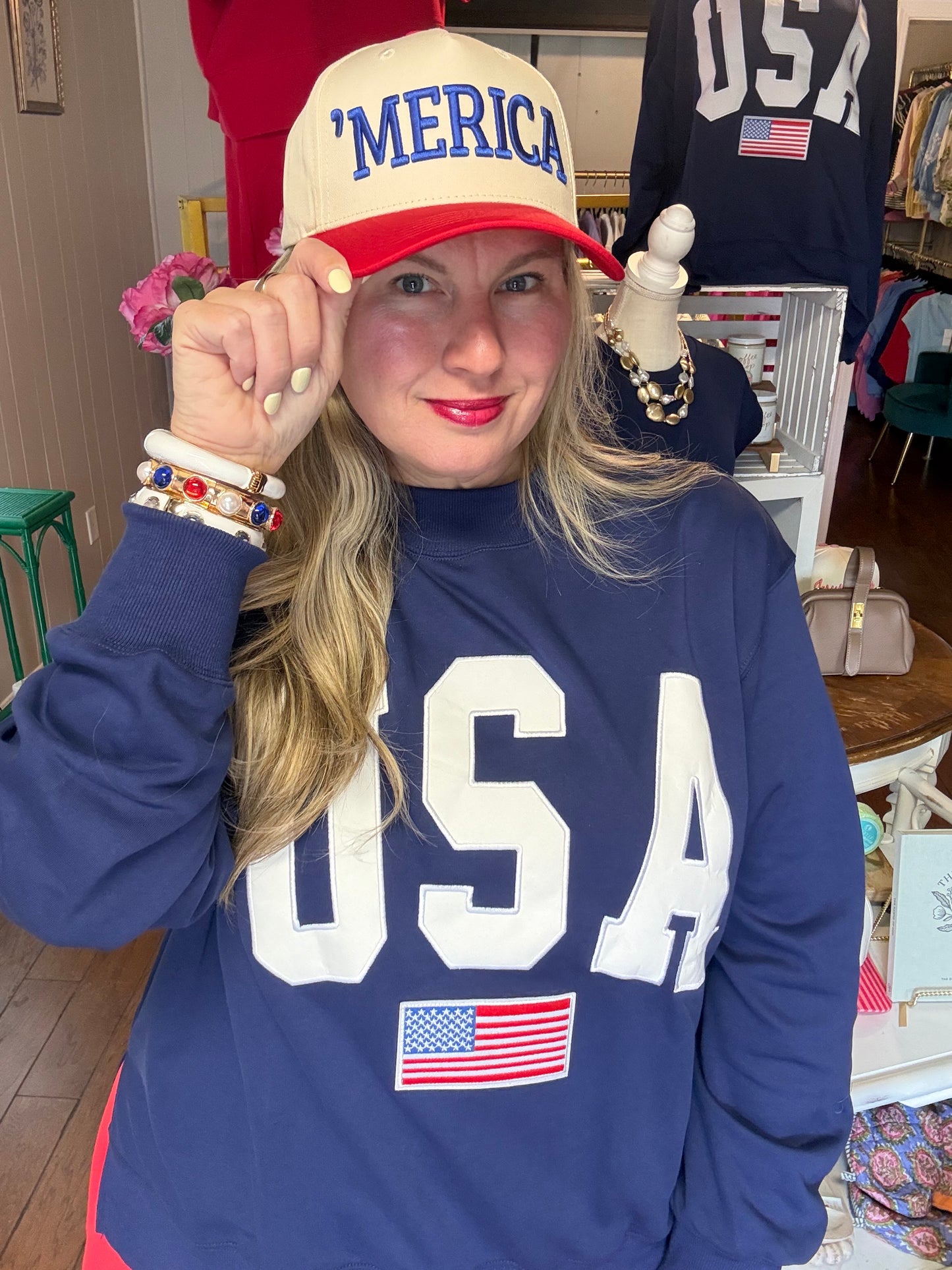 Born in the USA Mockneck