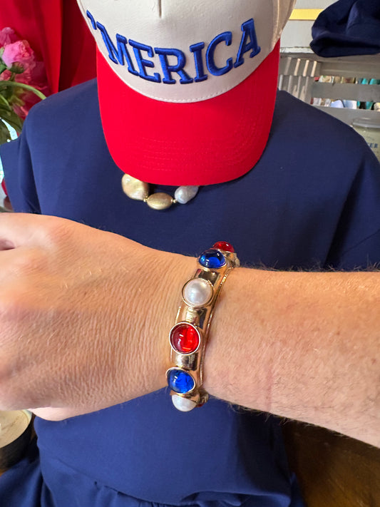 USA Land That I Love Bangle