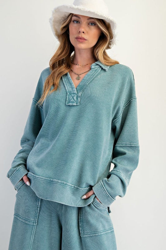 Tessa Textured Pullover