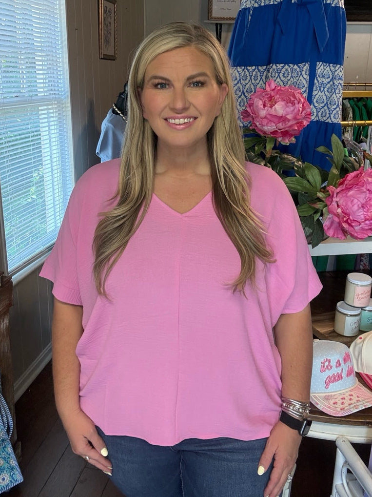 Not So Basic V-Neck Top