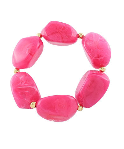 Going Coastal Chunky Bracelet - Pink