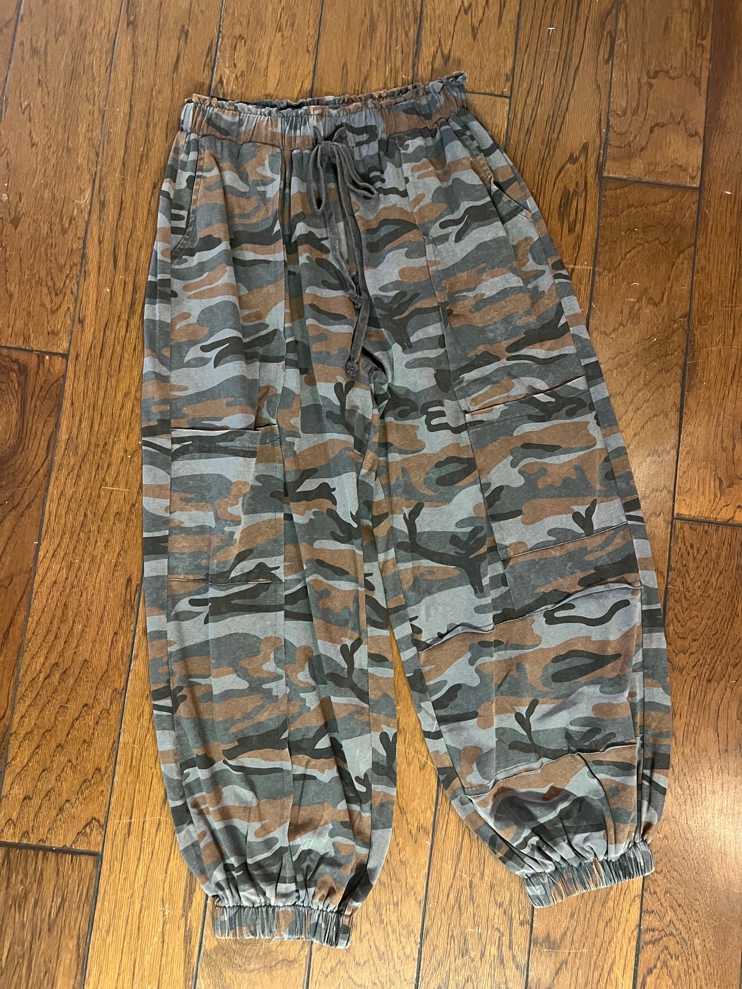 Can’t See Me Camouflage Knit Joggers
