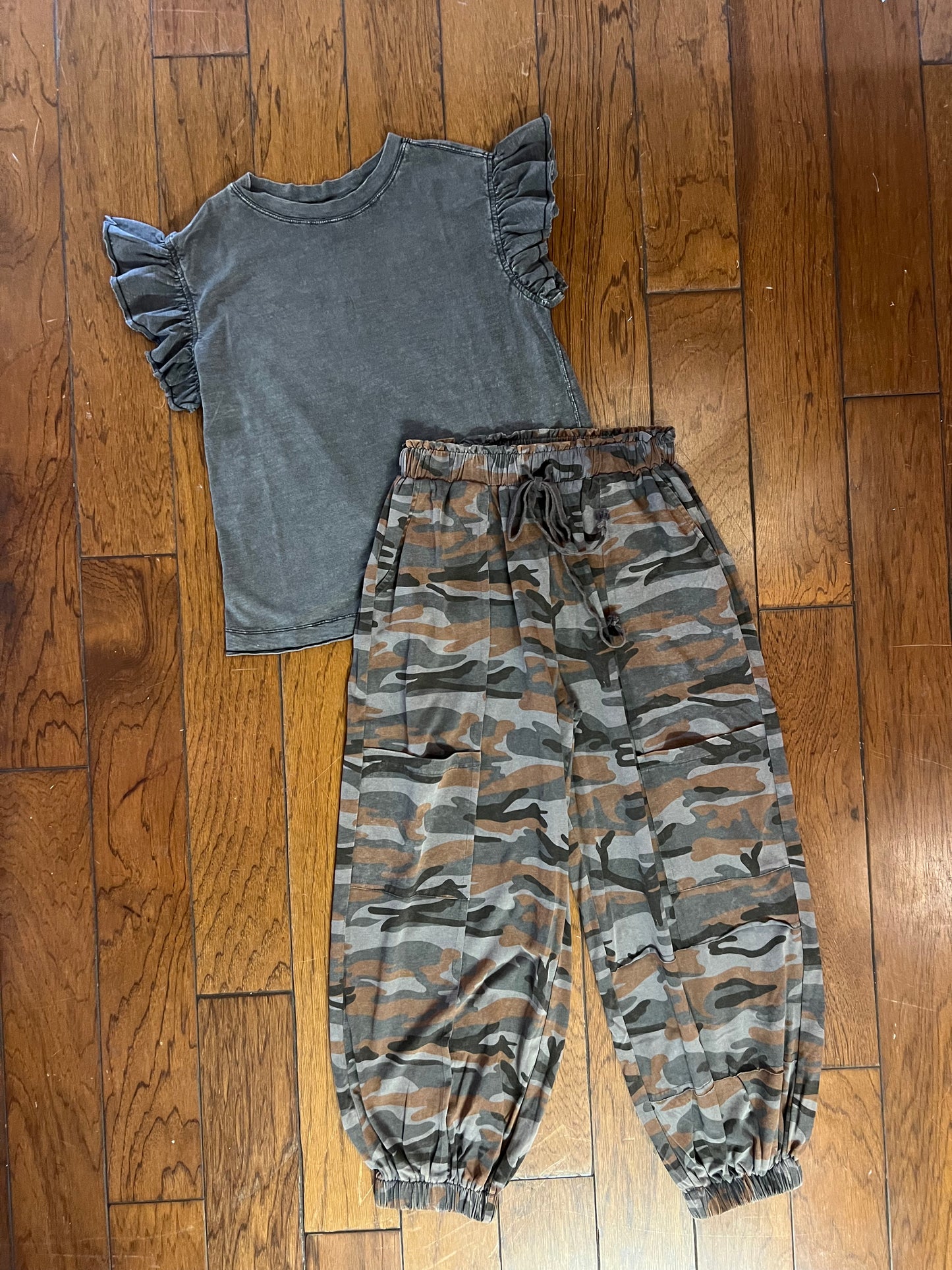 Can’t See Me Camouflage Knit Joggers