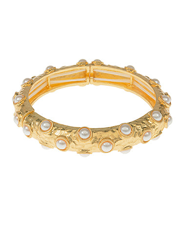 Pearl Round Bangle