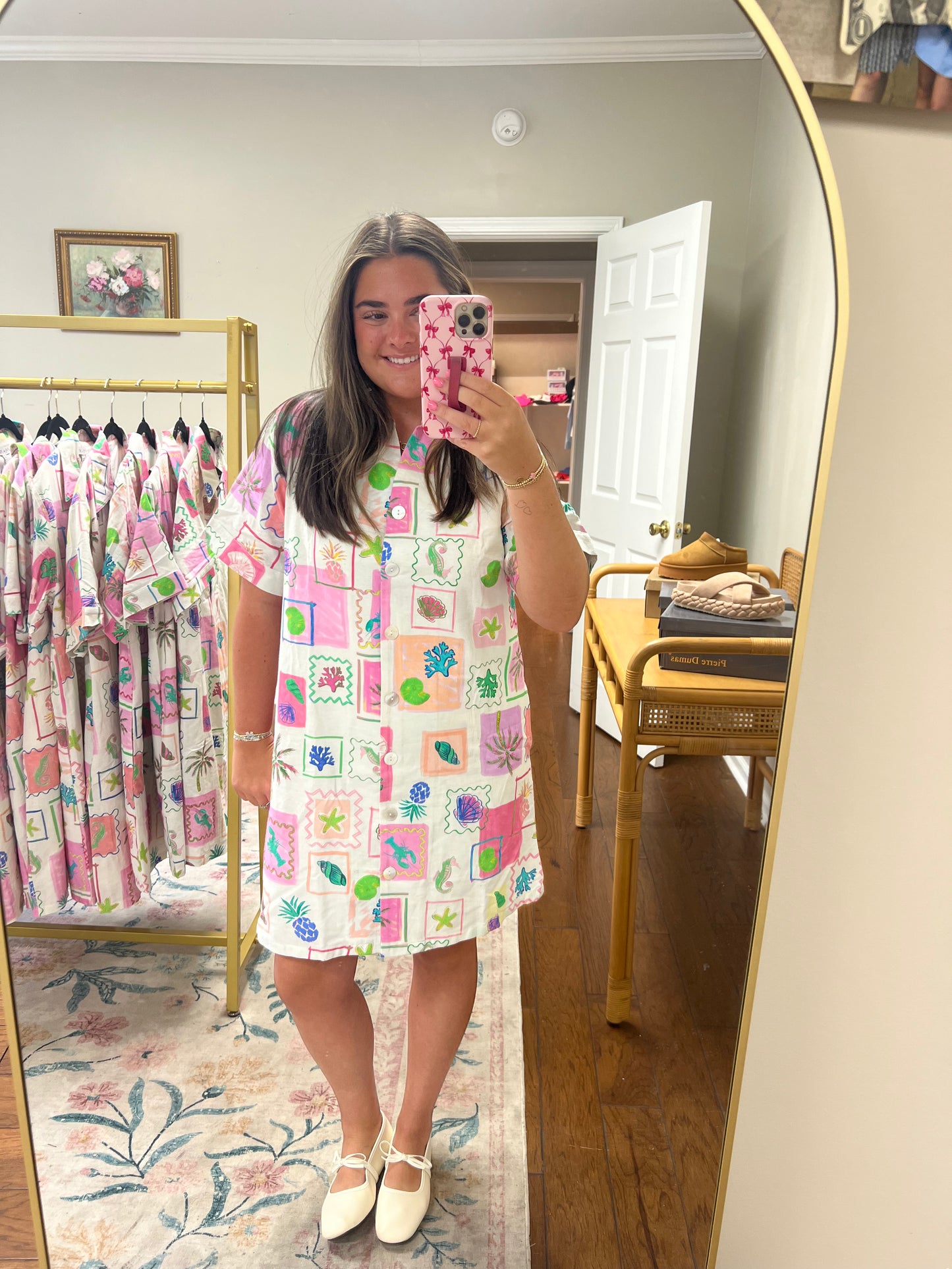 Island Time Button Down Dress