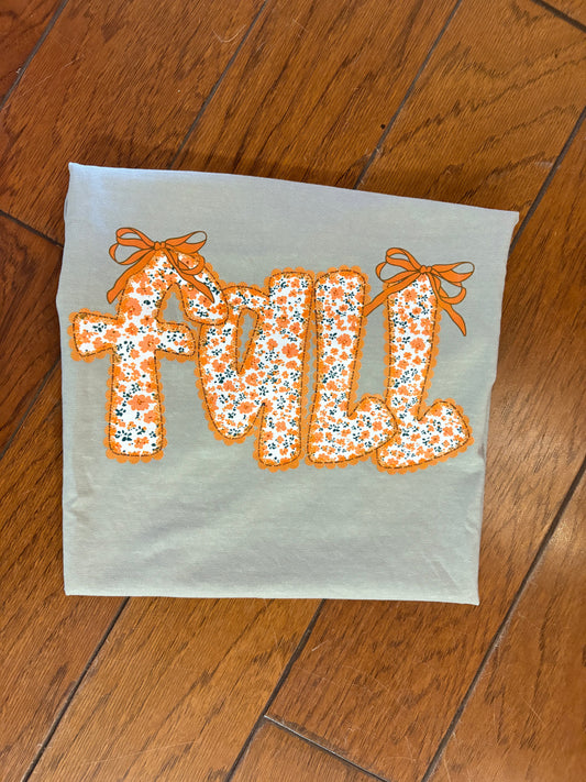 Floral Fall Comfort Color T-Shirt