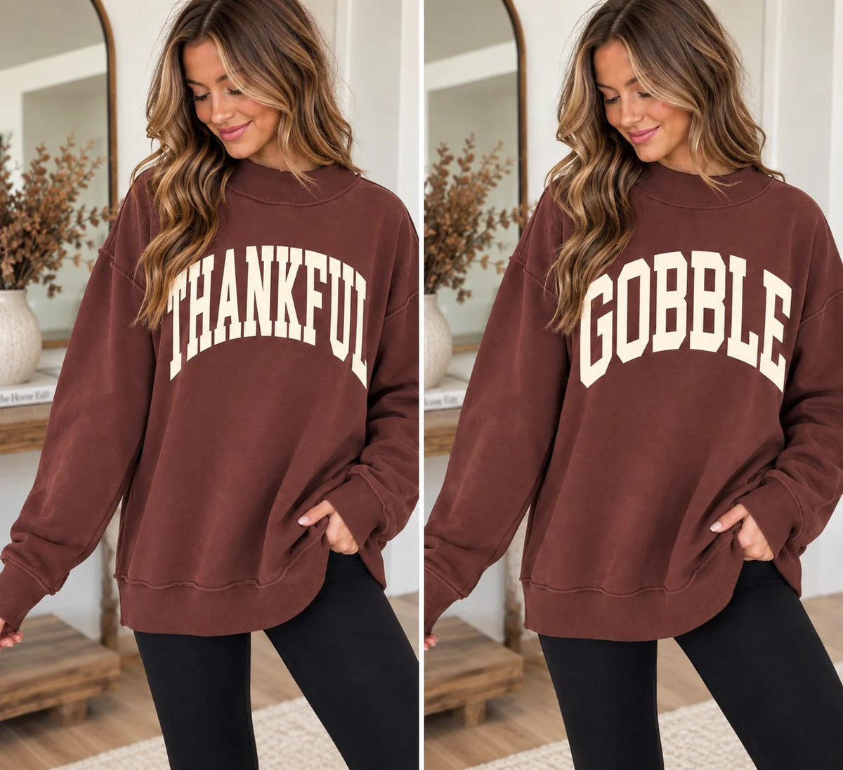 Reversible Thankful/Gobble Pullover